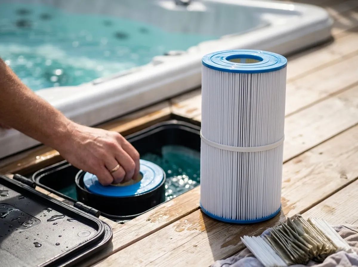 Spafilter Darlly SC881 i användning