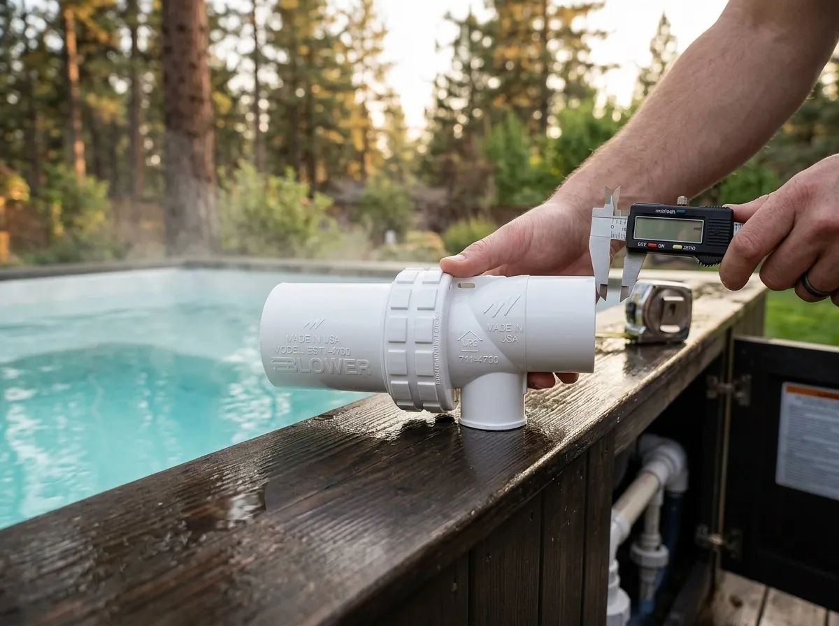 1½tum Blower Check Valve i användning