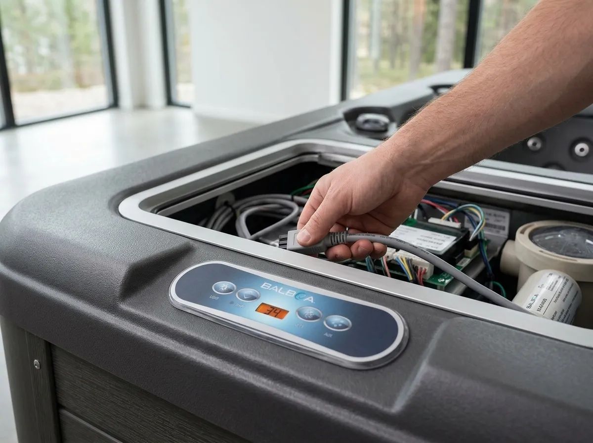 Balboa Panel VL400 i användning