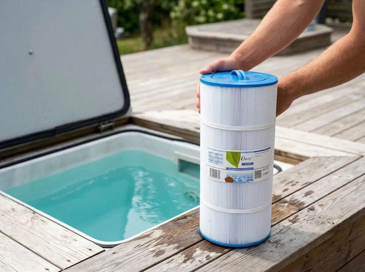 Spafilter Darlly SC775 i användning