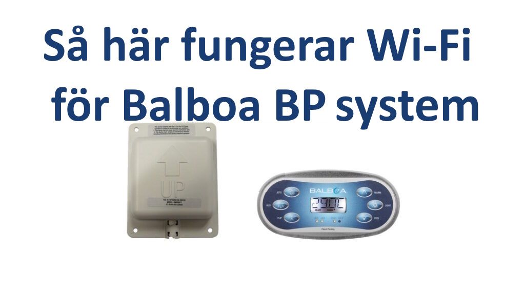 Så här fungerar Wi-Fi för Balboa BP System