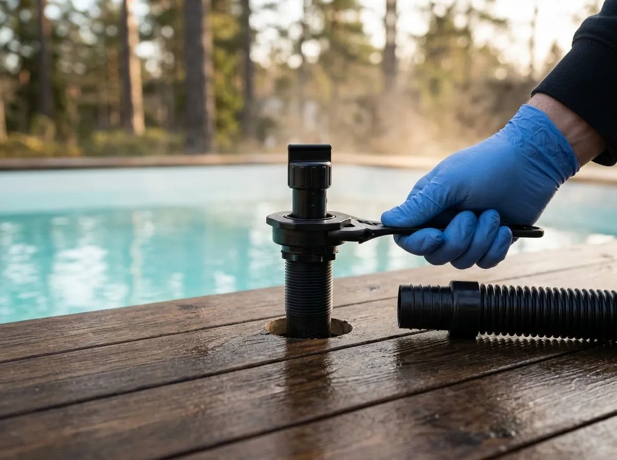 Utloppsventil 1/2" Magic Plastics i användning