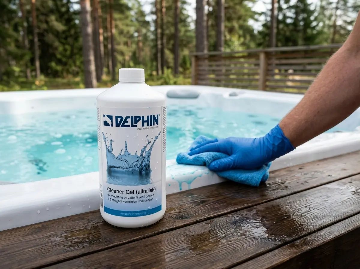 Cleaner Gel i användning