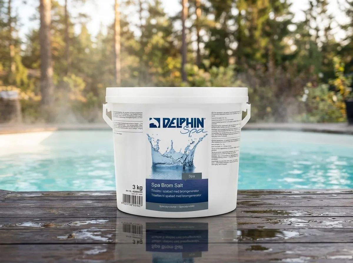 BromSalt 3kg Delphin Spa i miljö