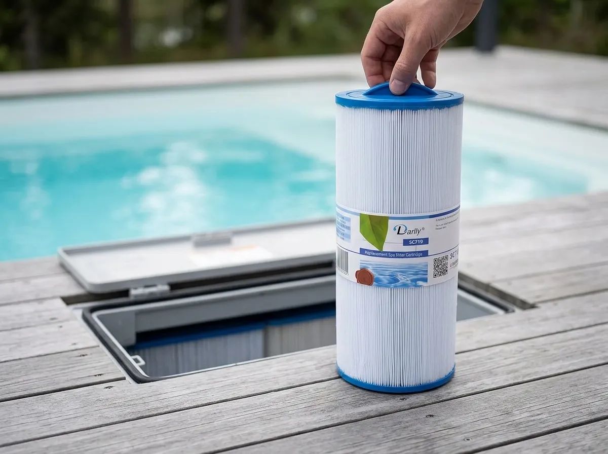 Spafilter Darlly SC719 i användning