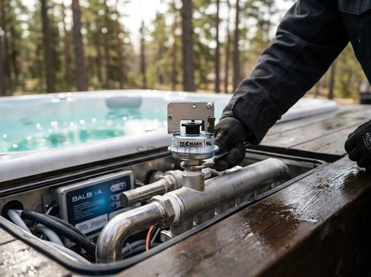 Spa Värmare Pressostat i användning