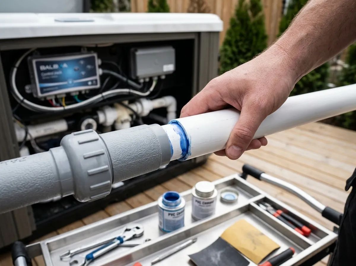 PVC rör 2 tum 0,5 M i användning