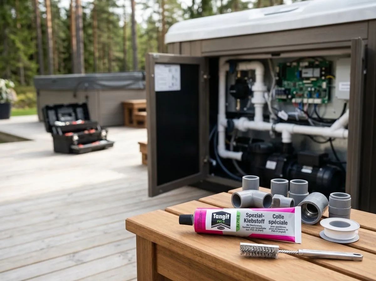 Lim för PVC och ABS Tub 125 g i miljö