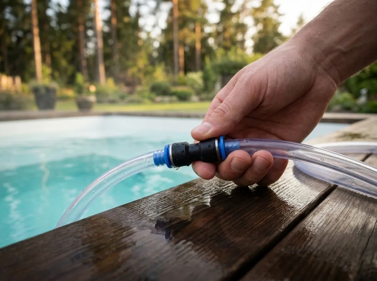Snabbkoppling rak i användning