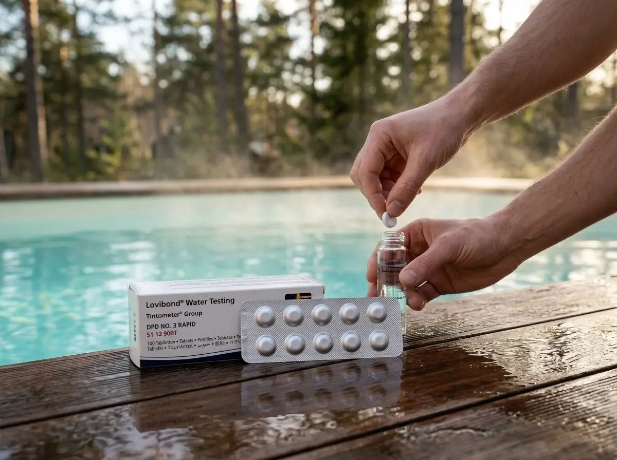 Testtabletter DPD3 100st i användning
