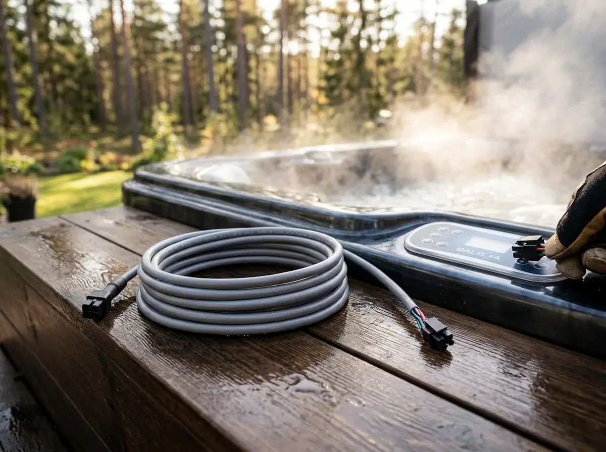 Förlängningskabel 2M i användning