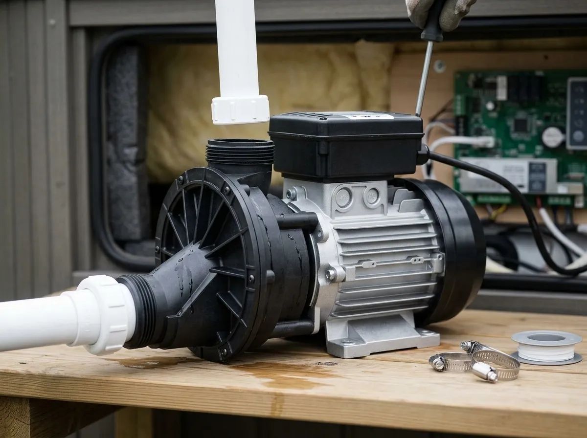 HA460 Pump Dränerad i användning