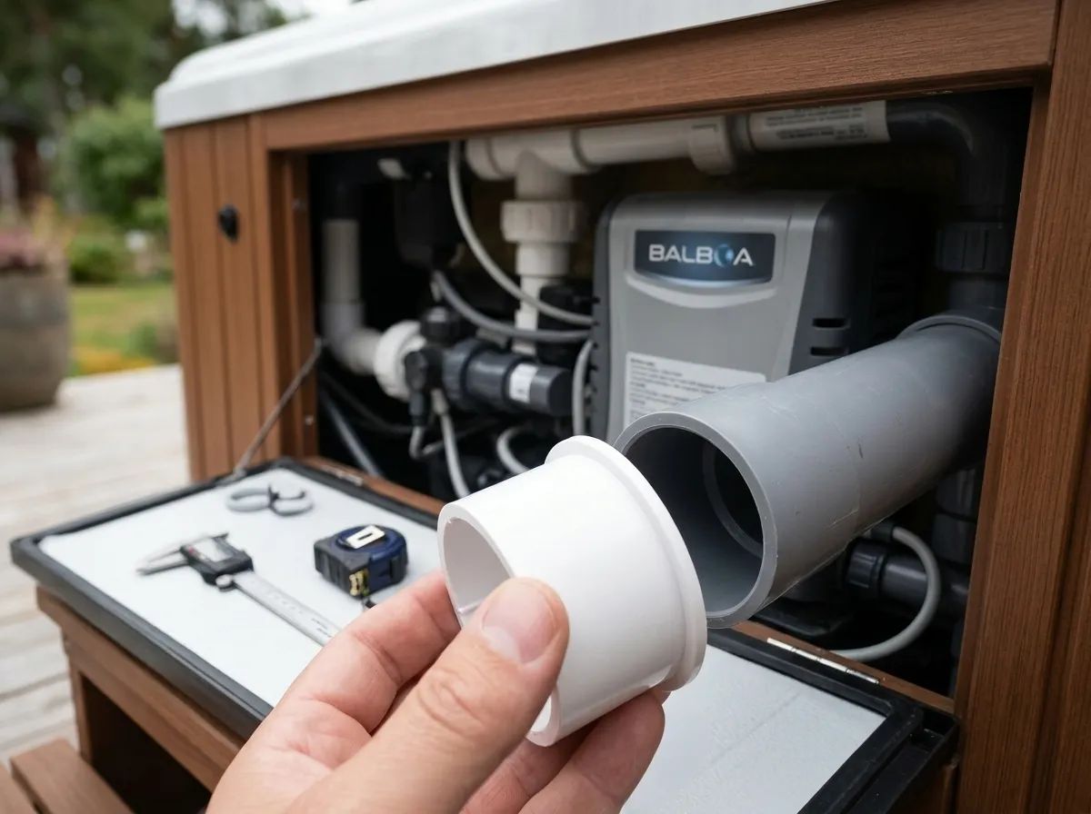 PVC Plugg 32 mm i användning