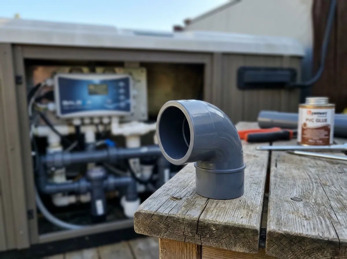 PVC Böj 90° 50mm M/F i miljö