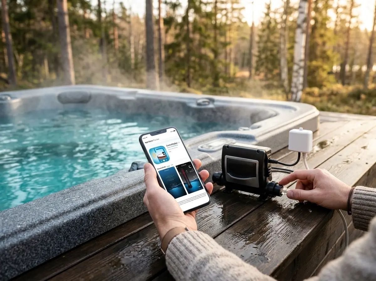 ControlMySpa™ i användning
