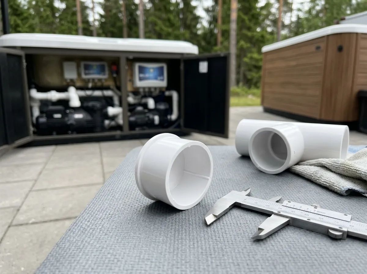 PVC Plugg 2" M i användning
