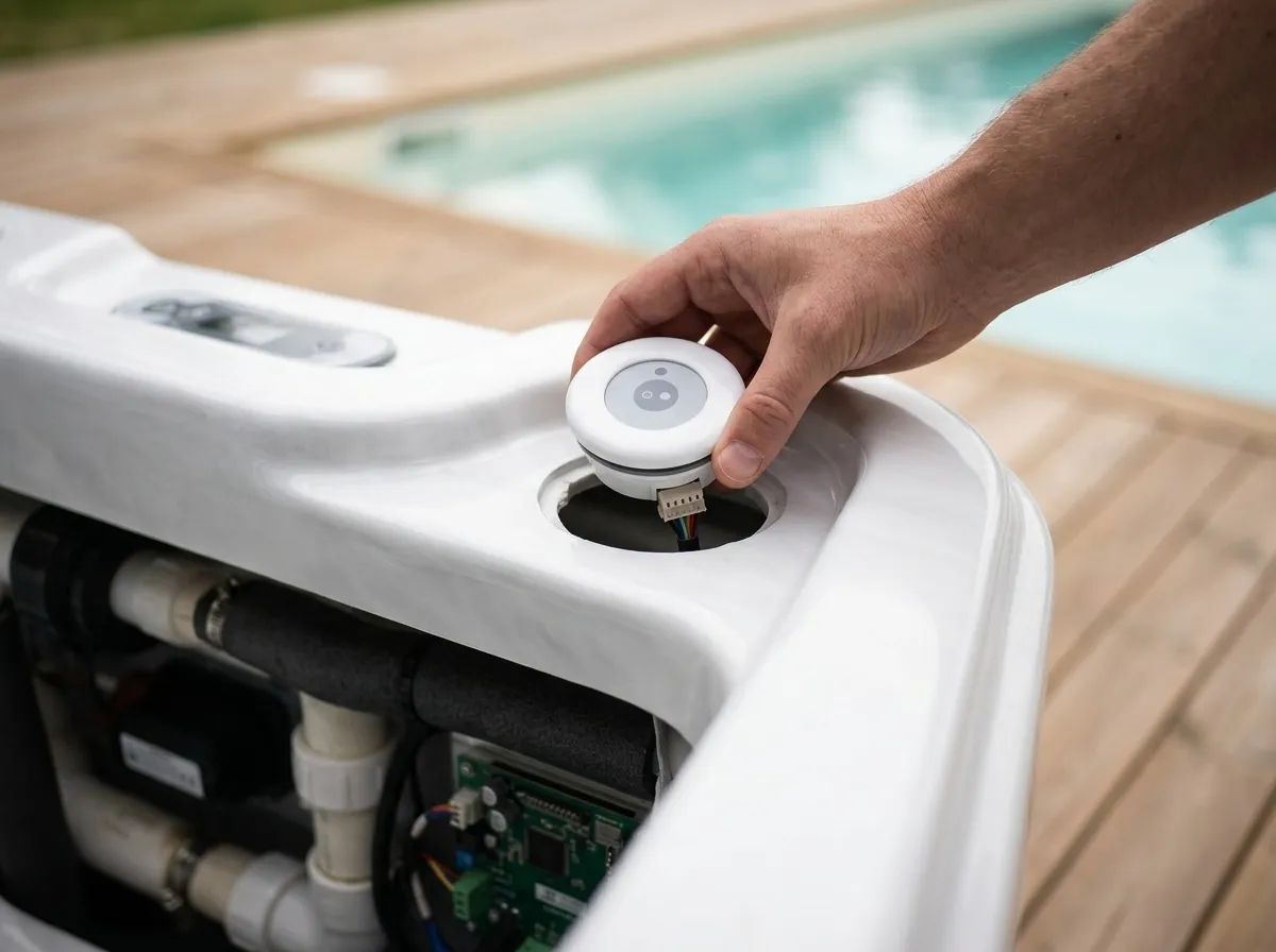 1 funktions panel Ø 39mm i användning