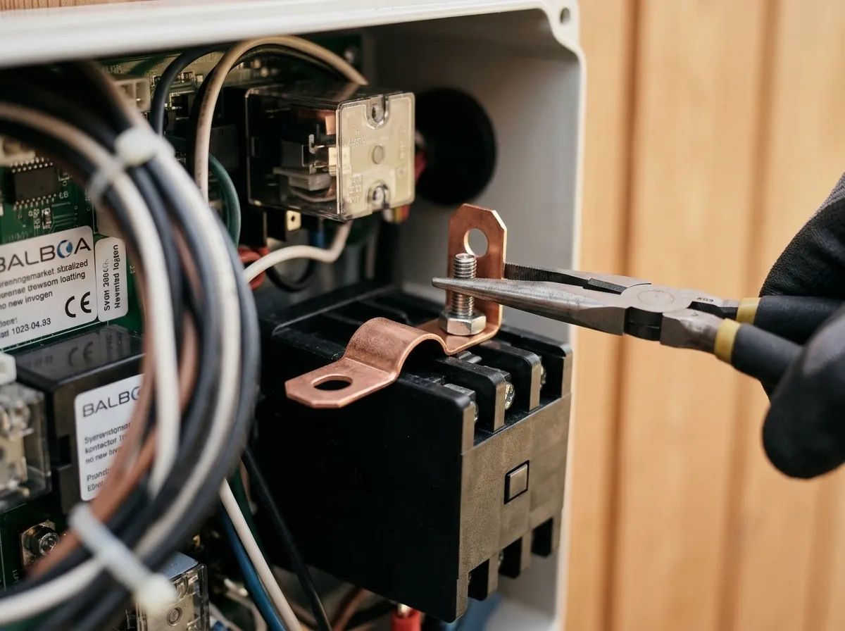 Elektrisk kontakt i användning