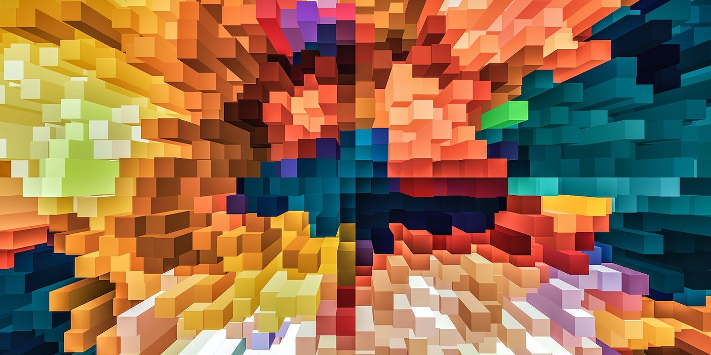 Abstract blue gradient background texture for hero sections