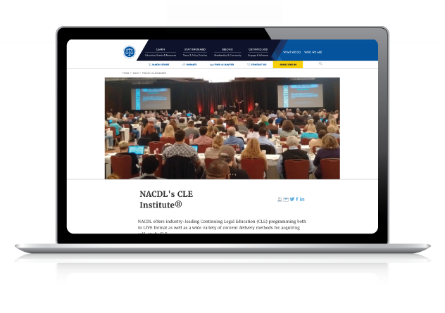 National Association of Criminal Defense Lawyers — results and outcomes