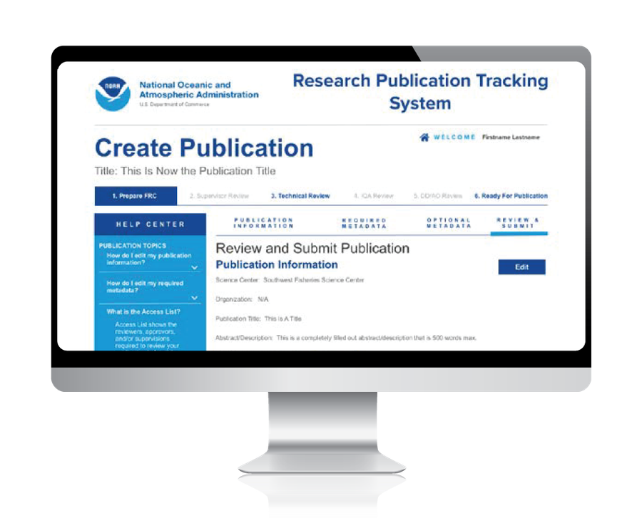 National Oceanic and Atmospheric Administration Fisheries — solution implementation