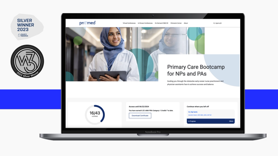 Sitecore Development for Pri-Med's Innovative Bootcamp Platform | AgencyQ — results and outcomes