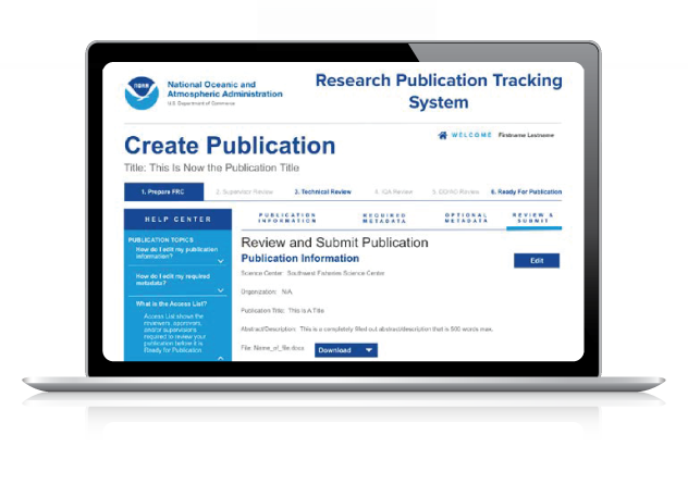 National Oceanic and Atmospheric Administration Fisheries — project overview