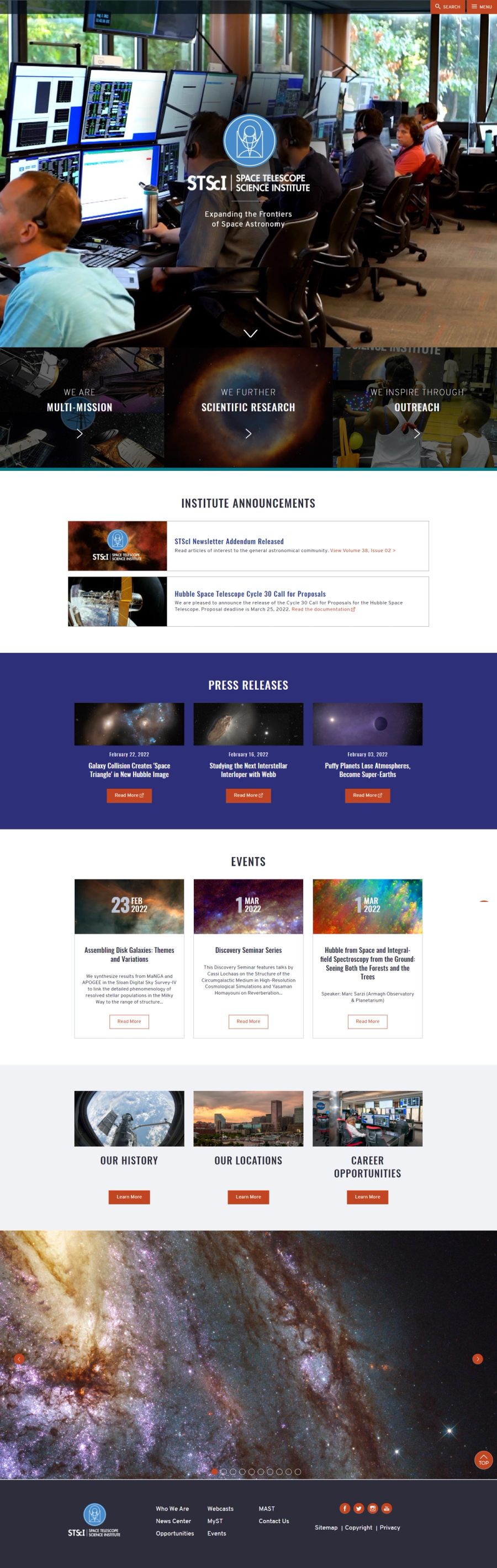 Space Telescope Science Institute — solution implementation