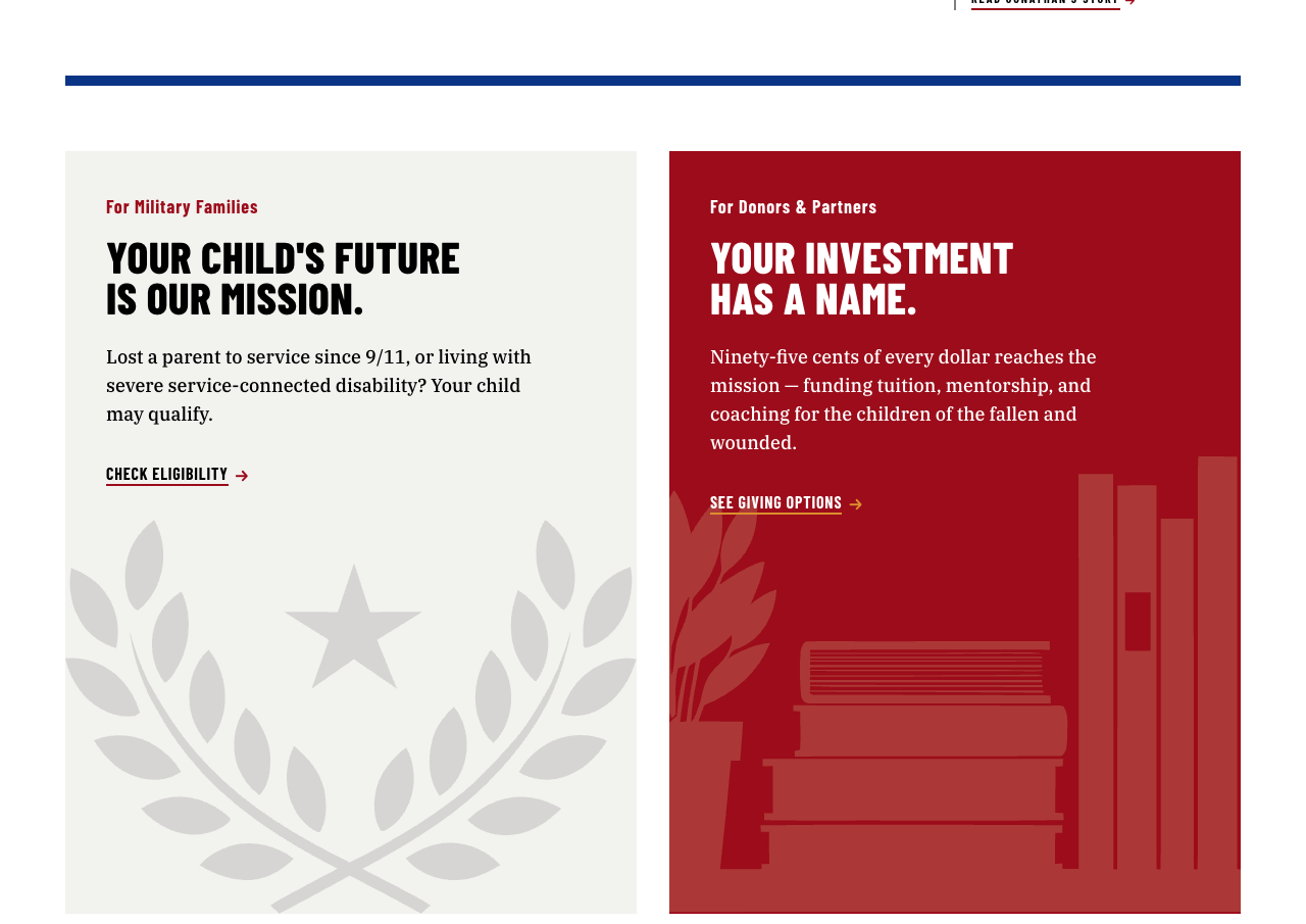 NGS dual-audience journeys for families and donors