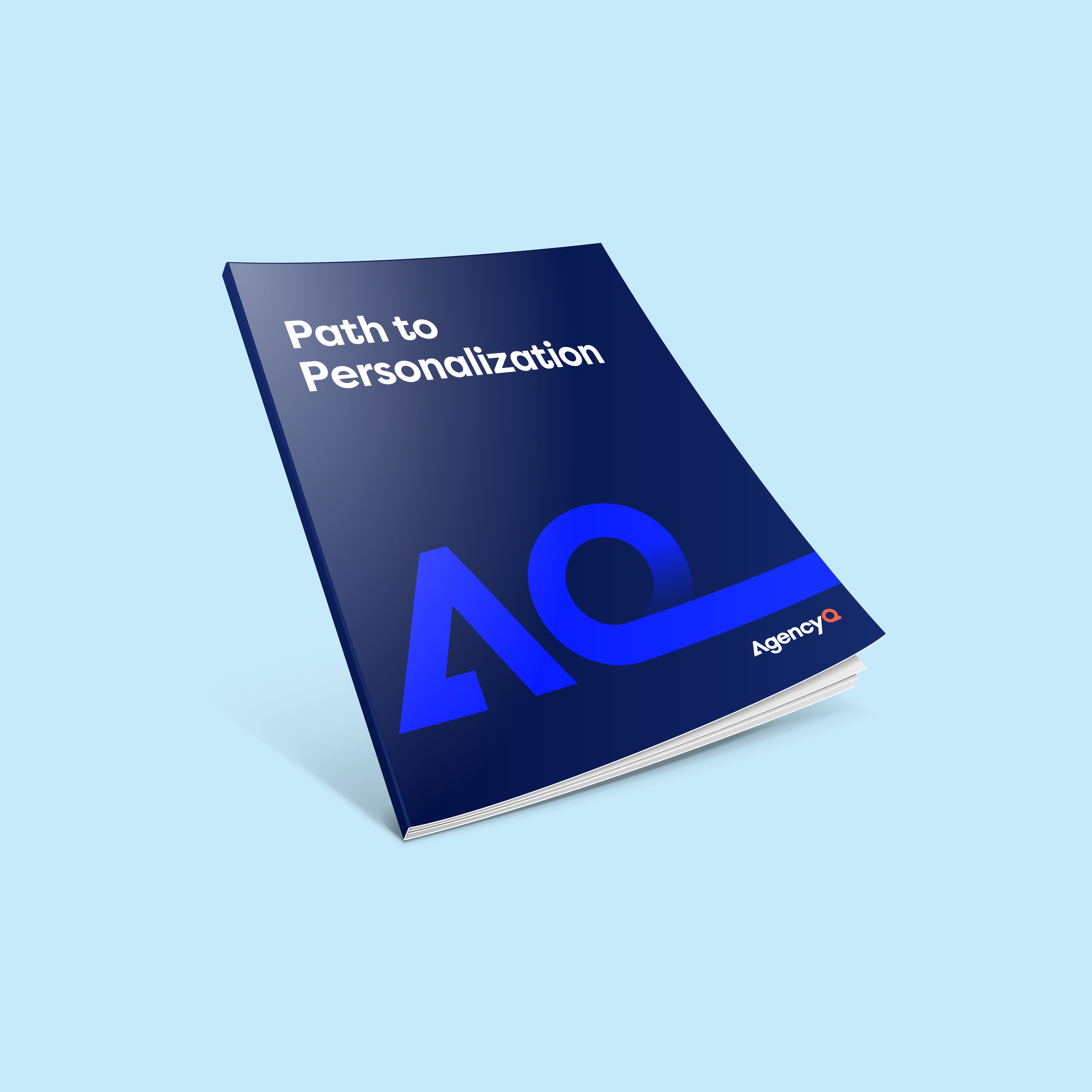 AgencyQ whitepaper cover titled Path to Personalization