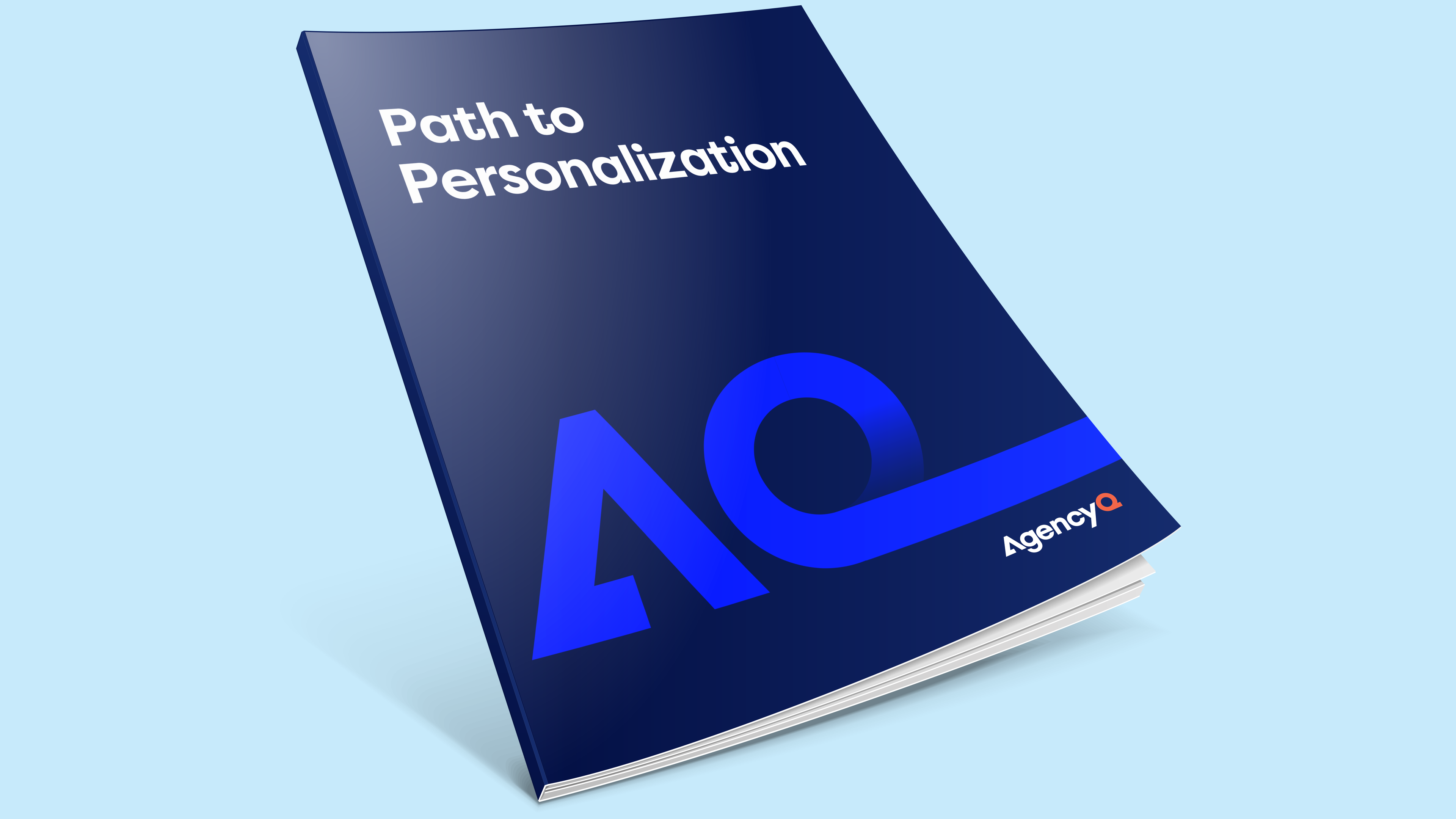 AgencyQ whitepaper cover titled Path to Personalization