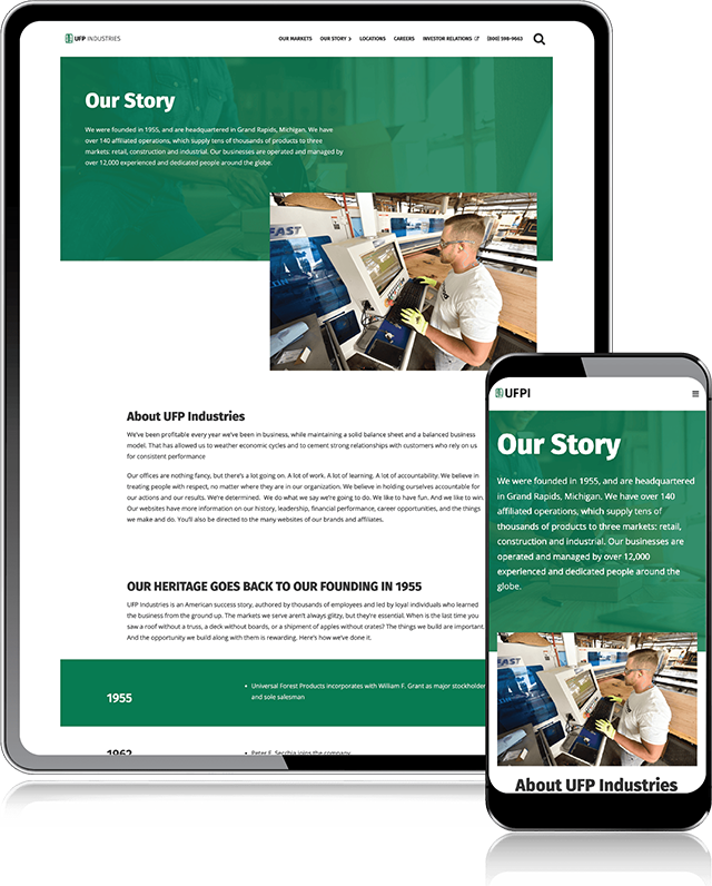 UFP Industries — results and outcomes