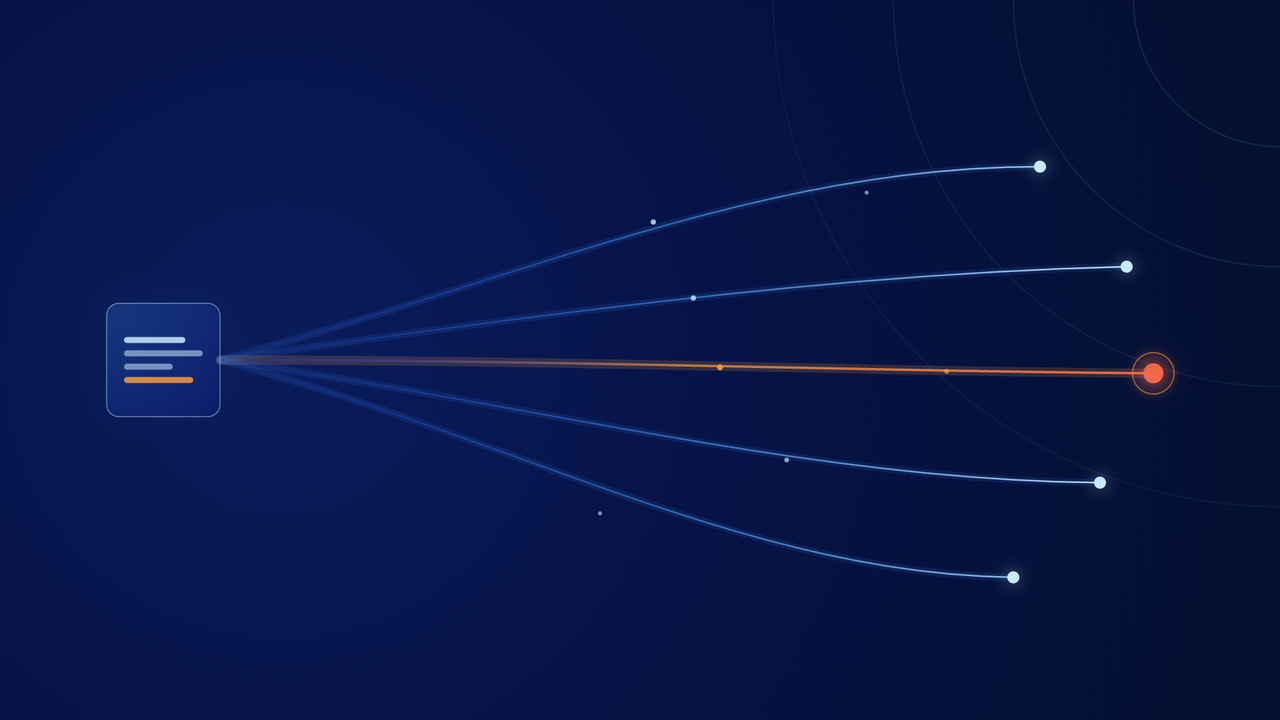 Abstract blue gradient background texture for hero sections