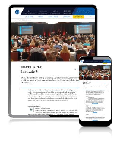 National Association of Criminal Defense Lawyers — challenge overview