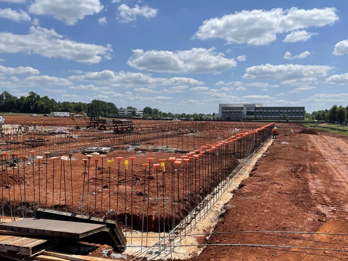 Foundation reinforcement and excavation at an AIC project
