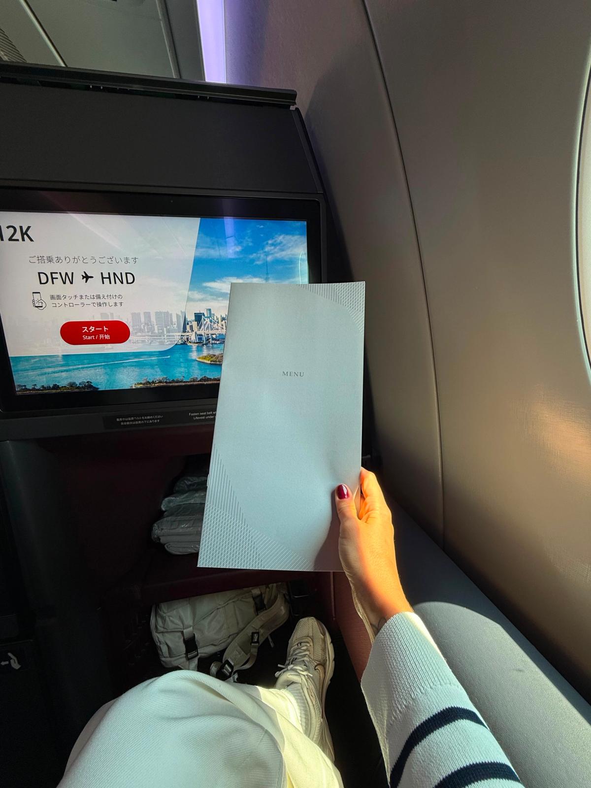 JAL Business Class A350-1000 DFW-HND
