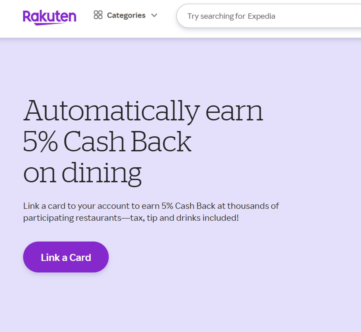 Earn 9x Points on Dining: The Rakuten Dining Program