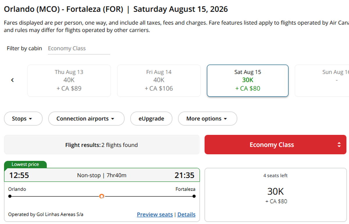 MCO-FOR Flying GOL