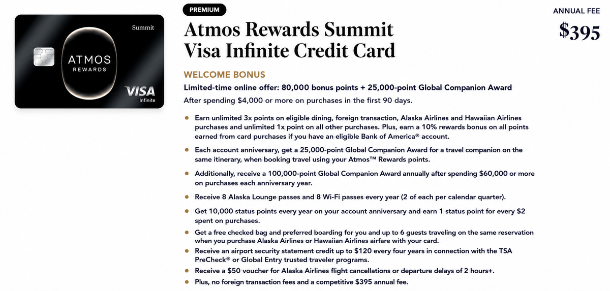 Alaska Atmos Summit Visa