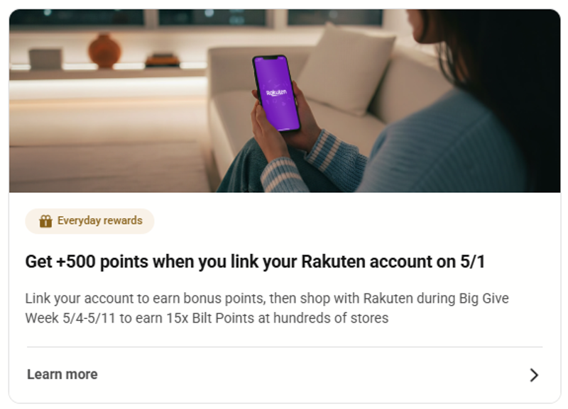 Free 500 Bilt Points — But Only If You Act on May 1st