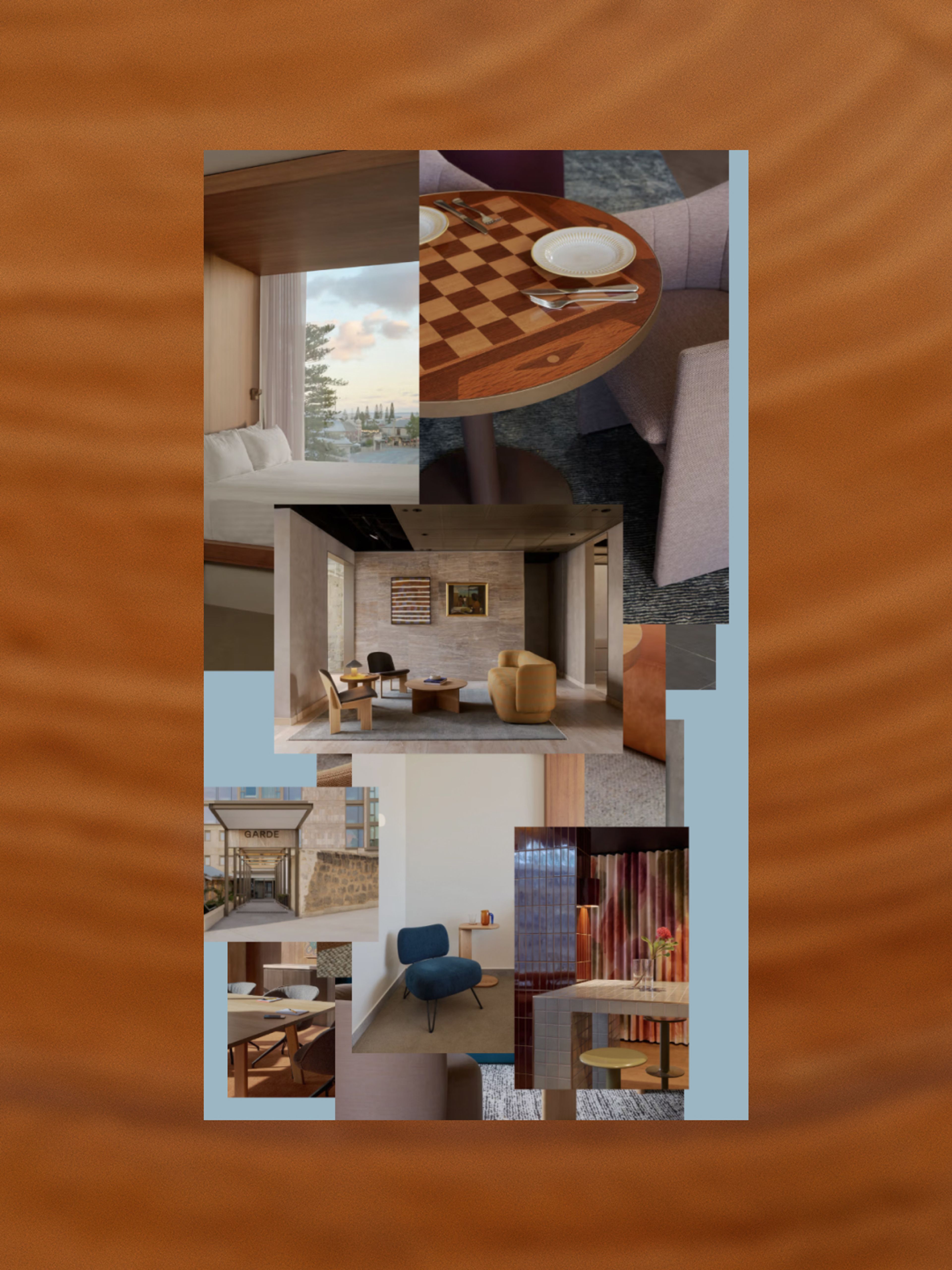 The activation of screensavers for each Foolscap project; a collage of floating media