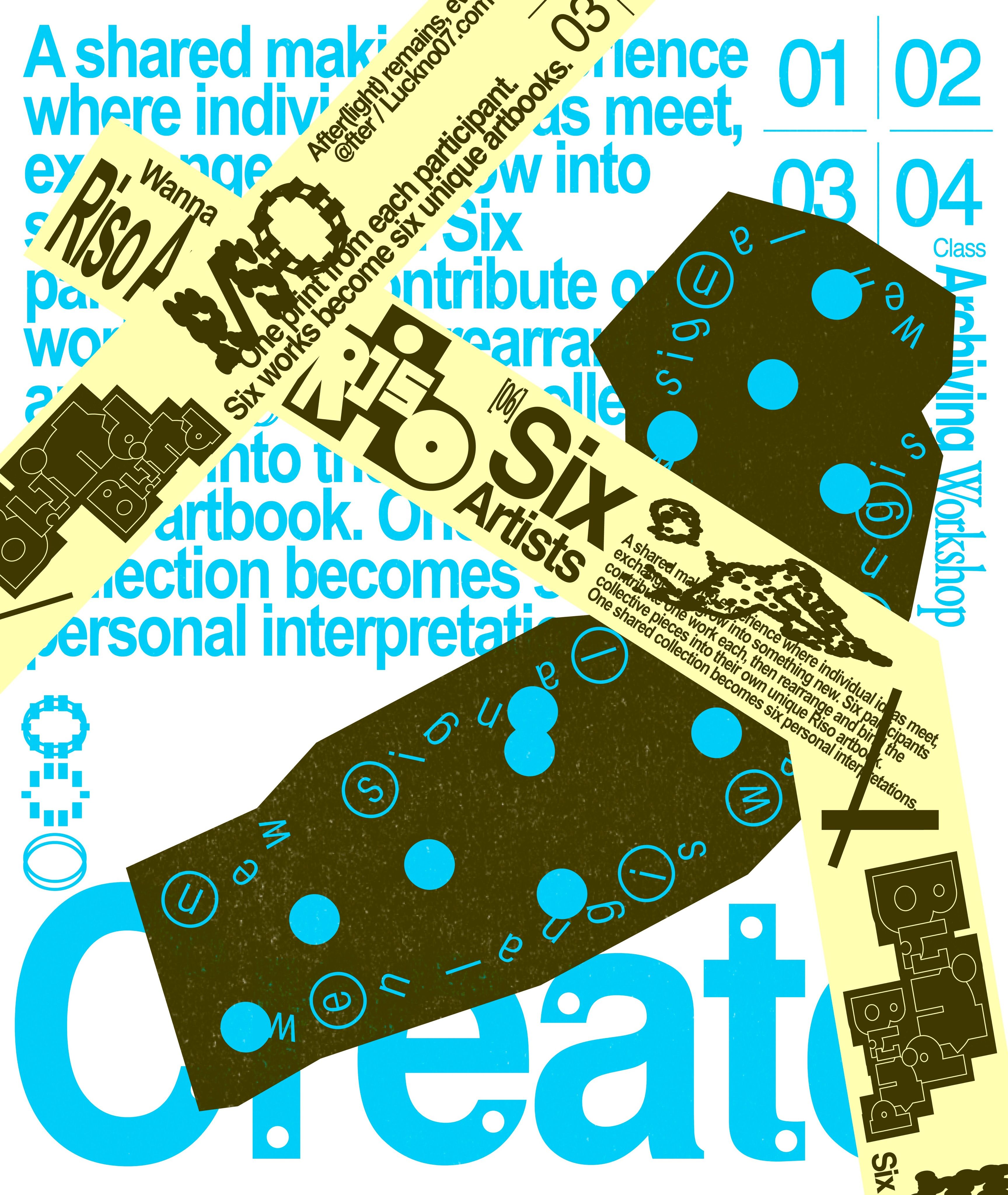 Riso Artbook Archiving Workshop I Archiving Artbook 1기 포스터