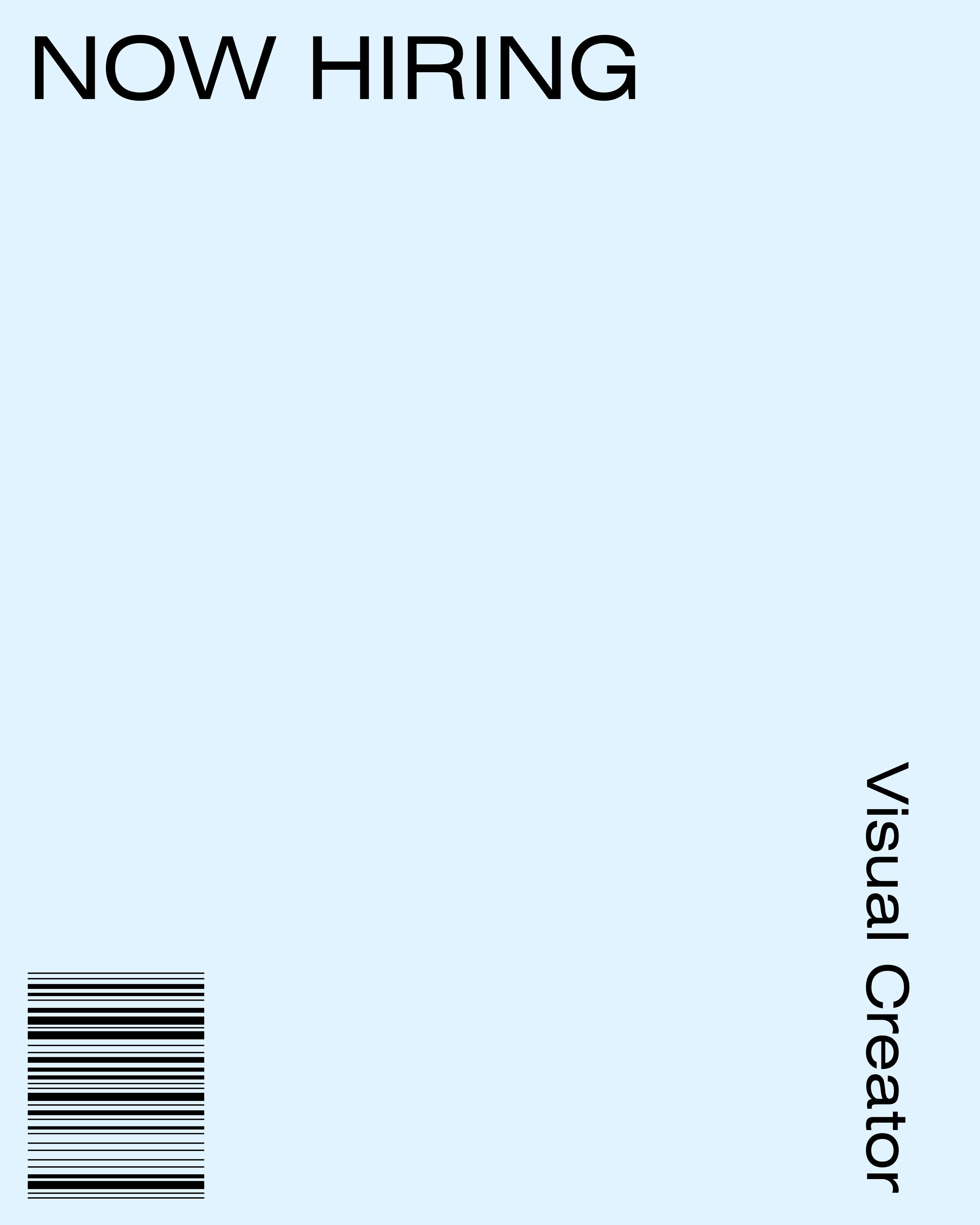 더레퍼런스 The Reference Visual Creator 채용 포스터