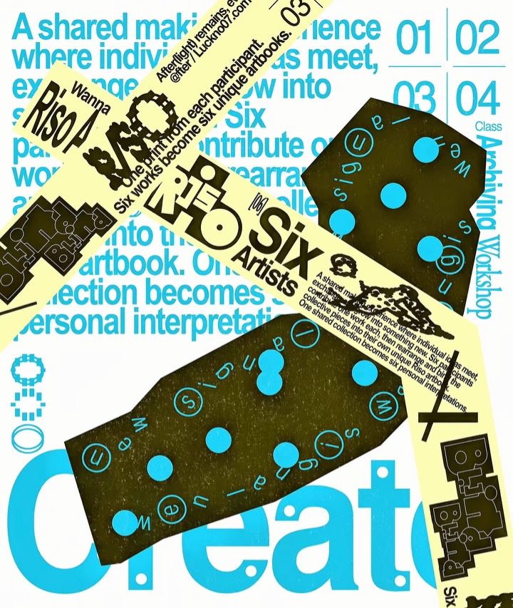 Riso Artbook Archiving Workshop I Archiving Artbook 1기 포스터