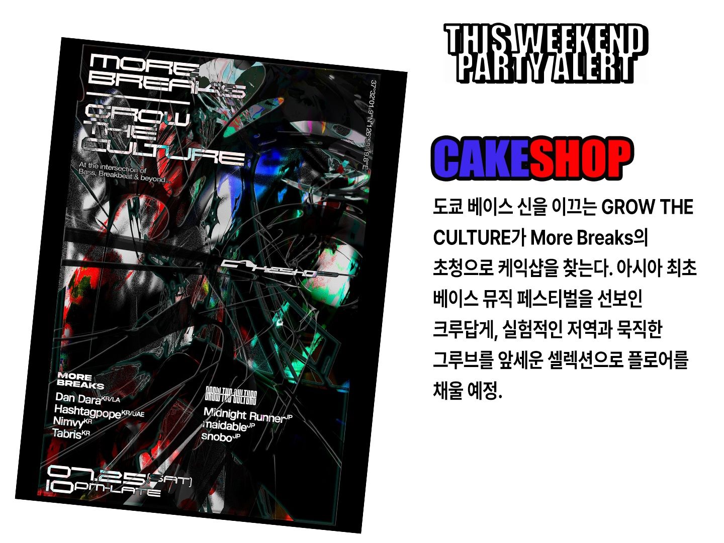 THIS WEEKEND PARTY ALERT 포스터