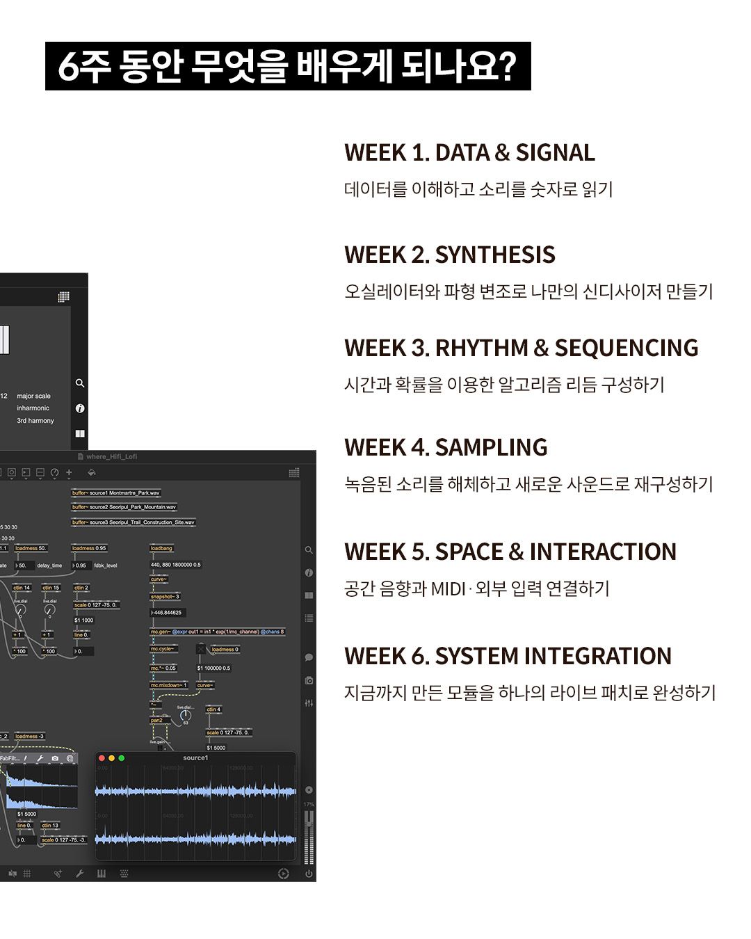 Max/MSP Beginner Foundations 포스터