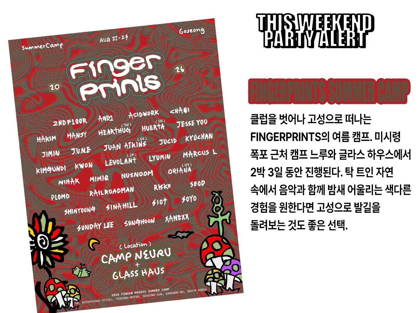 Fingerprints Summer Camp 포스터
