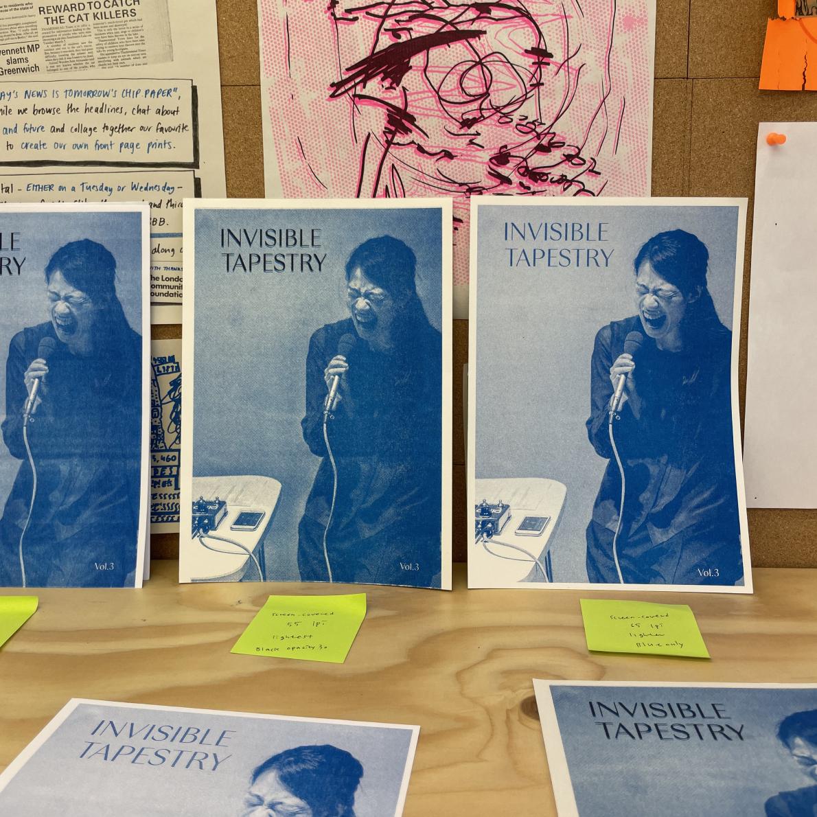 Invisible Tapestry Vol.3 출간 토 & 퍼포먼스 포스터