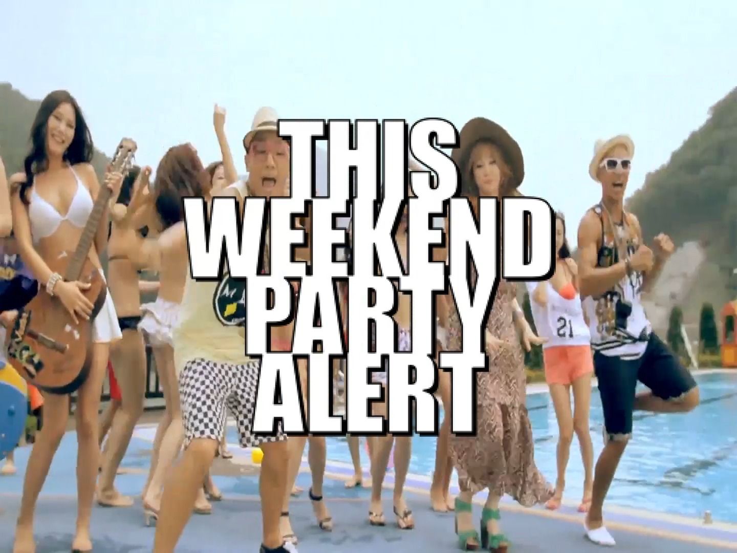 THIS WEEKEND PARTY ALERT 포스터