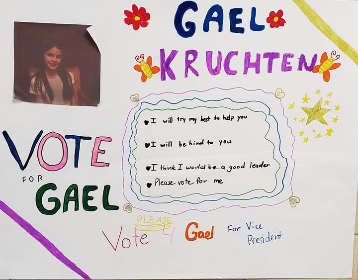 Gael Kruchten (4) asks for the VP vote.